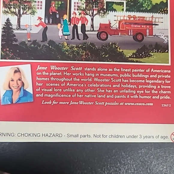 Jane Wooster Scott Fire Dept. Puzzle - Picture 4 of 5